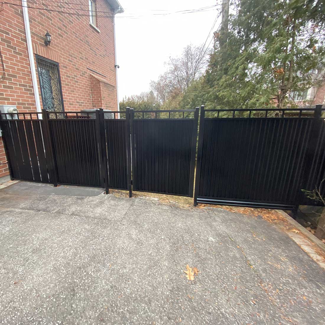 Aluminum Corrugated Privacy Fence Panels