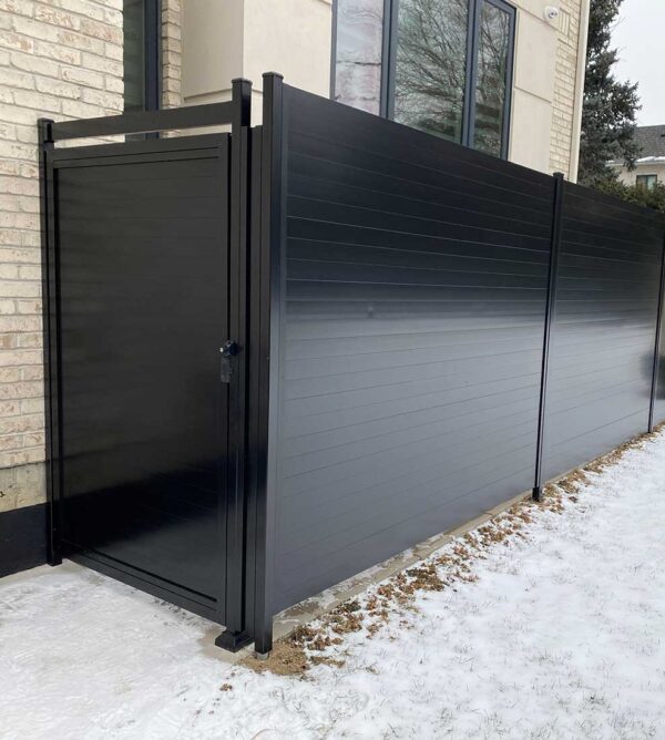 Horizontal Aluminum Privacy Fence Panels Burlington