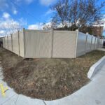 Tan Vinyl Fence Panels Burlington