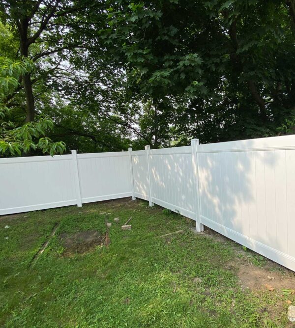 White Vinyl Fence Panels Burlington