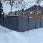 Composite Fence Panels-Composite Fence Panels-Aluminum Composite Fence-Aluminum Horizontal Slat Fence Panels-Aluminum Fence Installed in Burlington