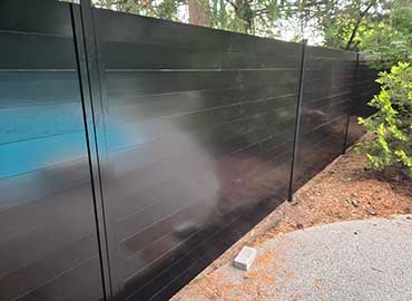 Horizontal Aluminum Fence Panels-Aluminum Fence-Aluminum Privacy Fence Panels-Aluminum Fence Installed in Burlington